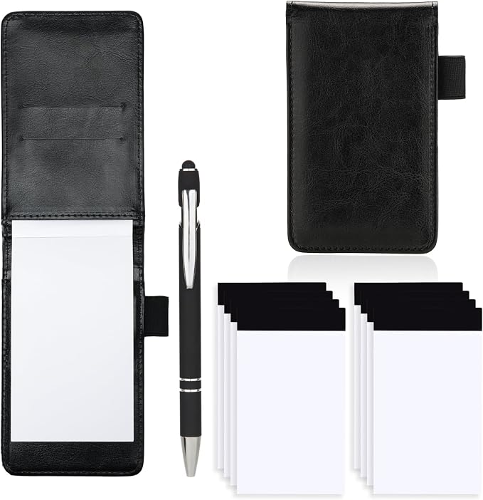 Camelmother 10Pcs Pocket Notepad Holder Set Notebook 3 x 5 Inch by Camelmother
