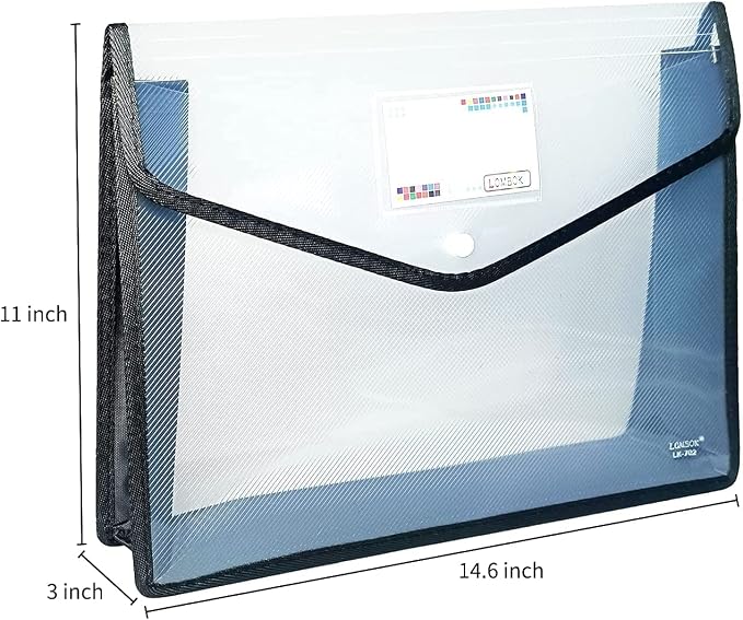 YoeeJob Plastic File Folders Legal Size Expandable Document Folder - Image 6