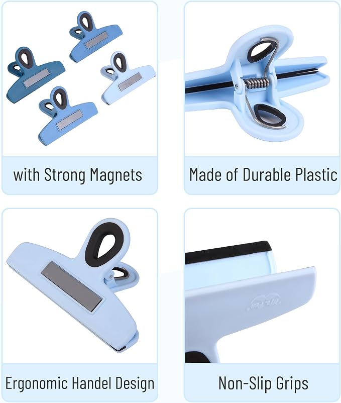 Mr. Pen- Magnetic Bag Clips, 4 Pack, Durable Plastic - Image 4