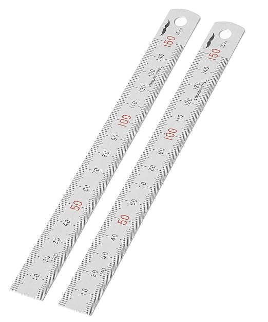 Mr. Pen- Machinist Ruler, 2 Pack, Stainless Steel Imperial | Precision by MrPen