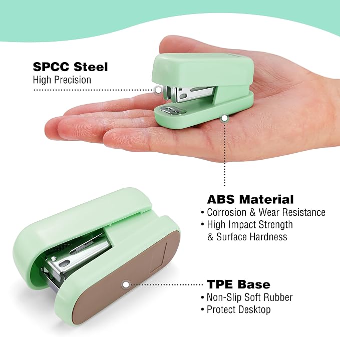 WORKPRO Small Stapler with Staples, One Staple Remover, 2000 Standard Staples - Image 3