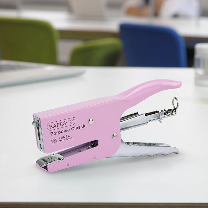 Rapesco 1345 Porpoise Classic Stapling Plier, 45 Sheet Capacity, Uses Type 26 - Image 2