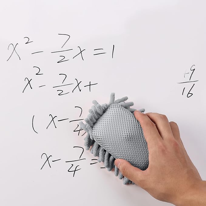 Mr. Pen- Magnetic Microfiber Shag Whiteboard Erasers, 4 Pack | Dual Surface - Image 3