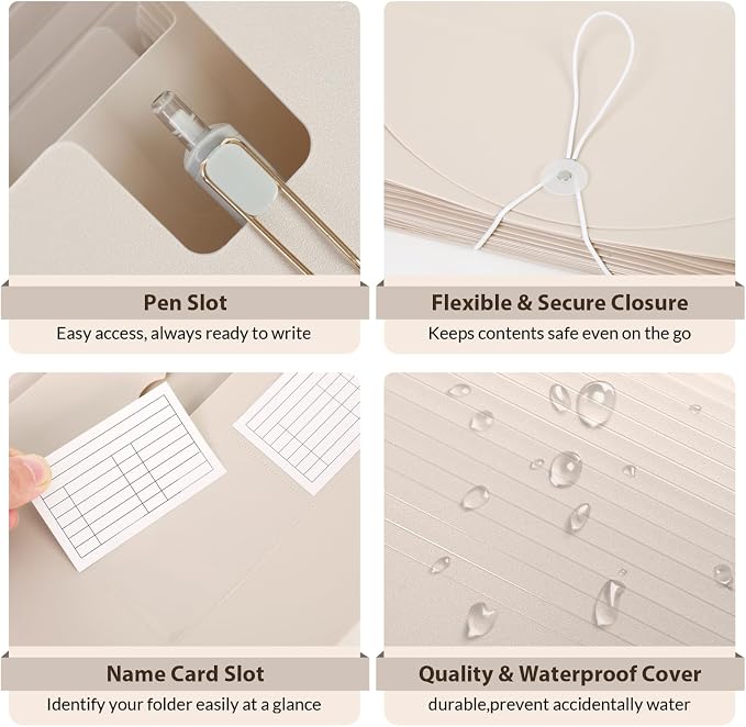 SKYDUE Accordion File Organizer, Expanding File Folder - Image 3