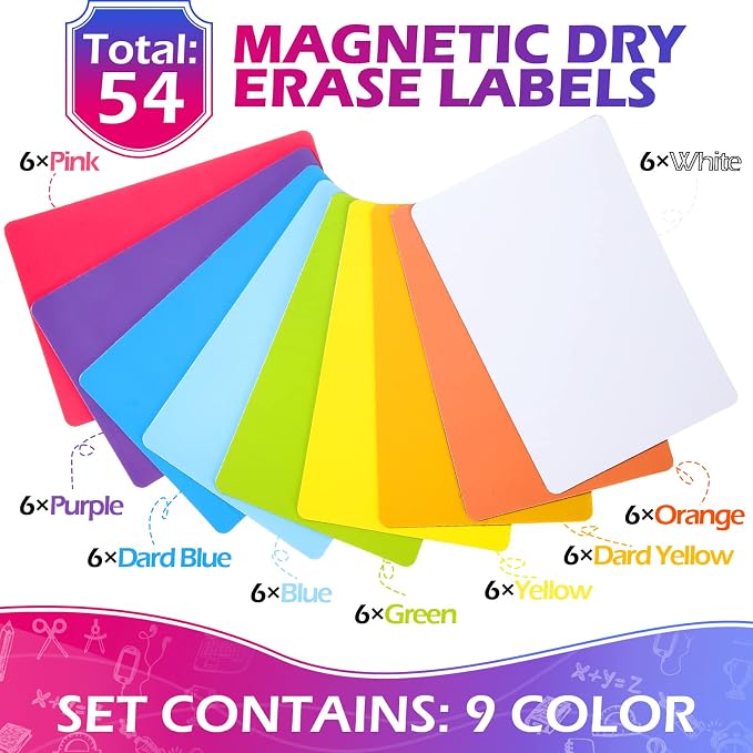 54 Pack Magnetic Blank Cards - Image 3