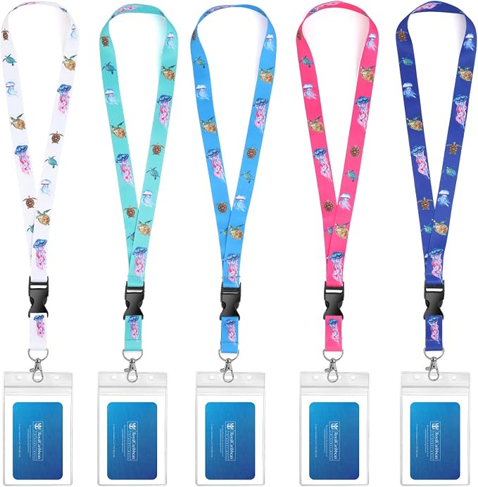 Cruise Lanyards, 5 Pack Waterproof Cruise Lanyard by Qsszk