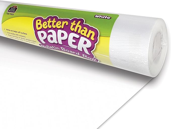 Teacher Created Resources White Better Than Paper Bulletin Board Roll by TeacherCreatedResourcesOS
