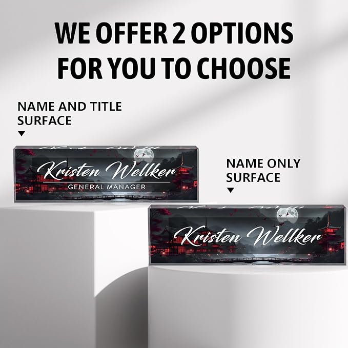 Desk Name Plate Personalized, Name Plate - Image 4