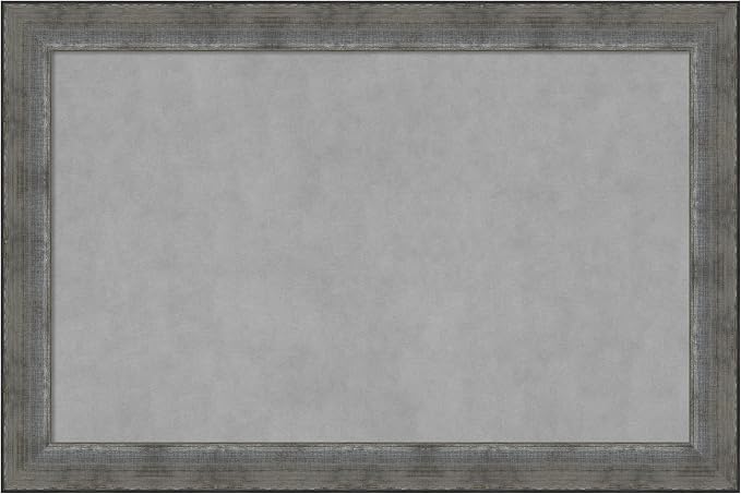 Amanti Art Silver Framed Magnetic Board 24x36 Large Vision Board by AmantiArt