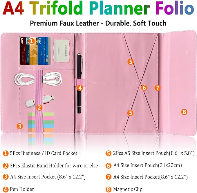 Triple Portfolio Folder Notebook Cover - Image 2