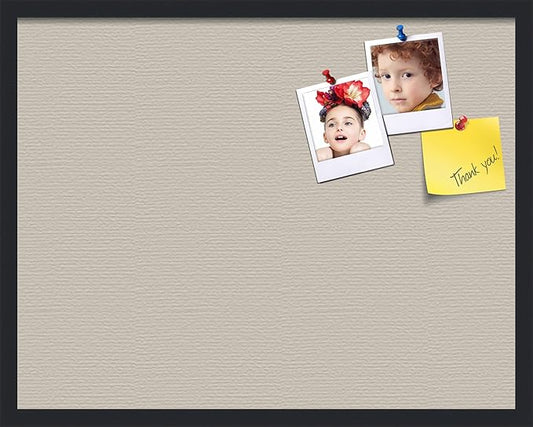 PinPix 28x22 Inch Cork Bulletin Board. This Decorative Framed Pin Board Comes with Desert Pastel Design and a Satin Black Frame. Ideal for Home Office Decor or Message Board (PinPix-1815)-DeskLoop Office