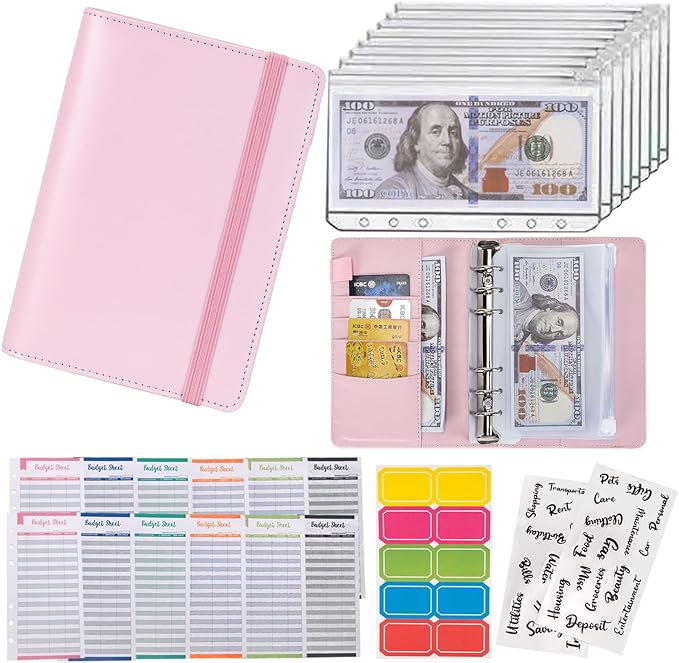 NICOOTH Budget Binder A6 Money Saving Binder by NICOOTH