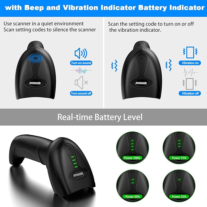 Symcode Bluetooth Wireless Barcode Scanner - Image 4