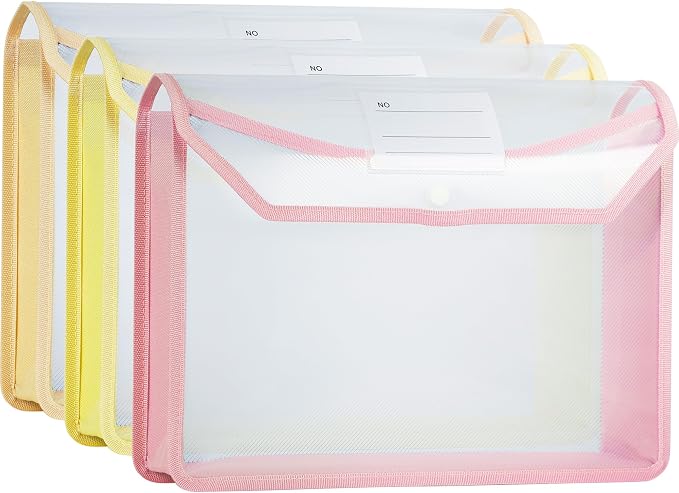 Plastic Expanding File Folder, Folders by WORPSON