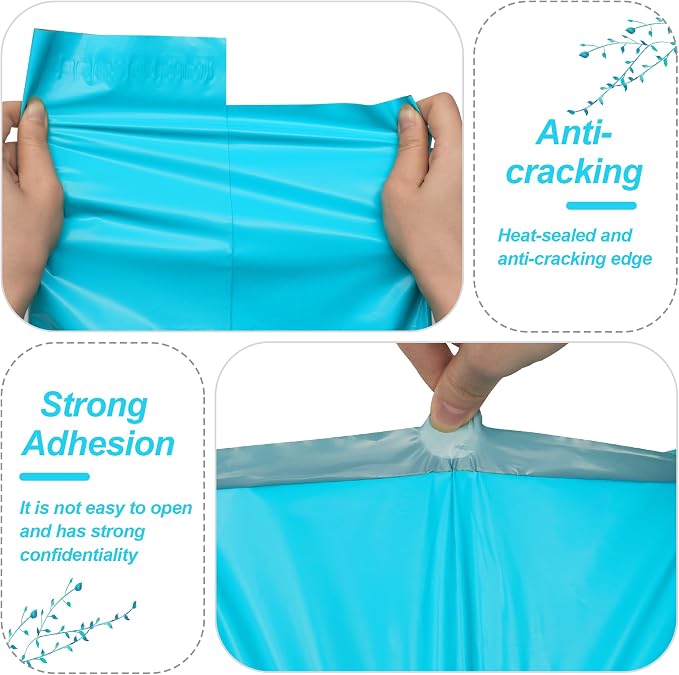 JinRuiKJ Thank You Poly Mailer 14.5x19 Inch 50 PCS, Shipping Bags - Image 4