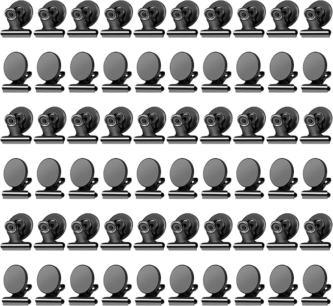 VNDUEEY Strong Magnetic Clips, 60 Pack Refrigerator Magnets Fridge Magnets by VNDUEEY