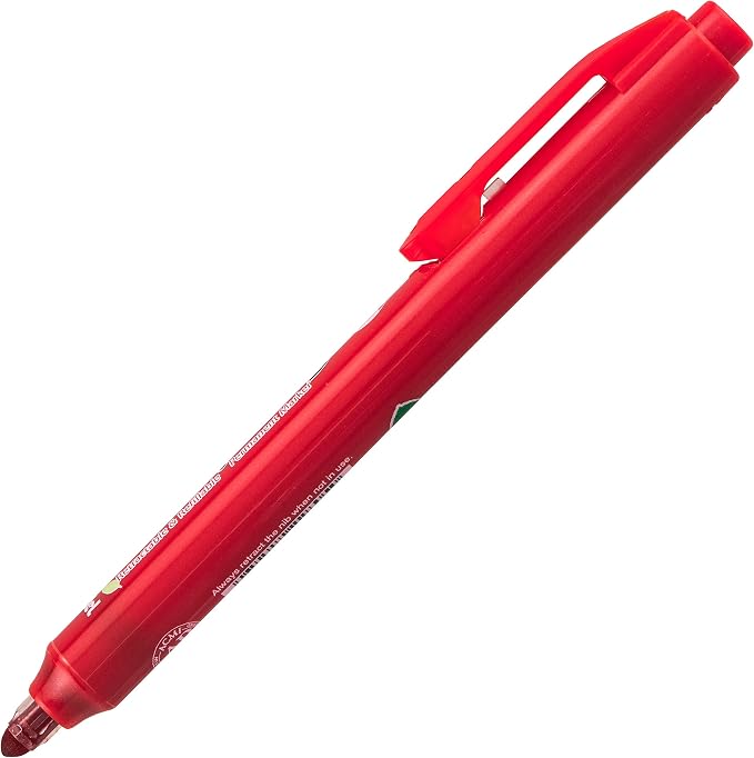 Pentel Handy-line S Retractable and Refillable Permanent Marker, Box of 12 - Image 4