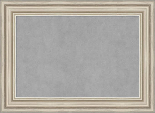 Amanti Art Silver Framed Magnetic Board 22x30 Medium Vision Board by AmantiArt