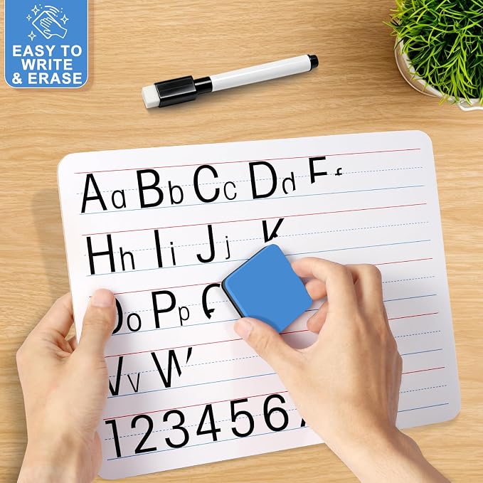 Small White Board 9X12 Inches, Small Dry Erase Board 2 Pack Whiteboard Dry - Image 3