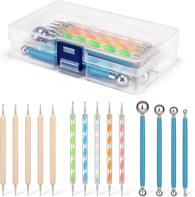 Amrules 14Pcs Dotting Styluses Tools by Amrules