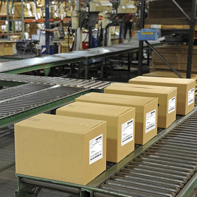 SJPACK 4" x 6" Thermal Labels, 2000 Fanfold Labels, Direct Thermal Shipping - Image 7