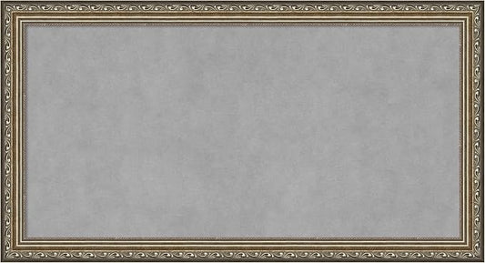 Amanti Art Silver Framed Magnetic Board 14x26 Small Vision Board by AmantiArt