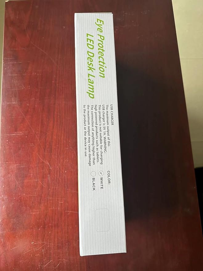 JKSWT Desk Lamp, for Eye Care, Dimmable Table Lamp with 5 Colour Modes, 72 LEDs with USB Charging Port, Touch Control and Memory Function, Office Lamp-DeskLoop Office