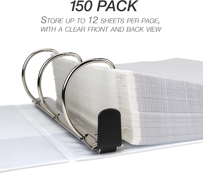 Samsill Ultra Clear Sheet Protectors, 150 Pack, 8.5x11 Inch Page Protectors - Image 8