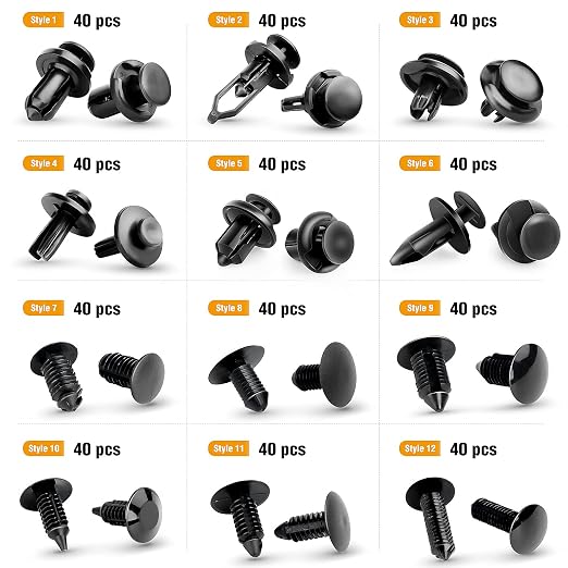GOOACC 480PCS Bumper Retainer Clips - Image 3