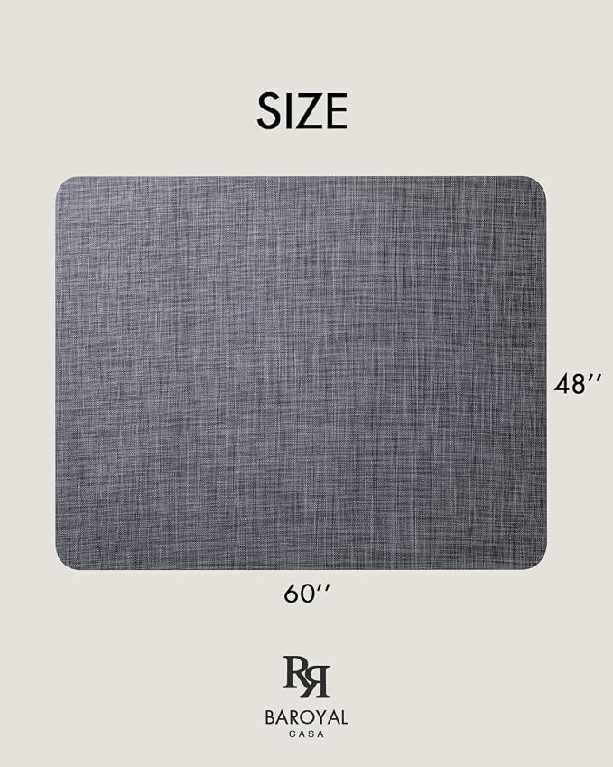 Baroyal Office Chair Mat for Hardwood Floor Under Desk Computer Rolling Chair - Image 6