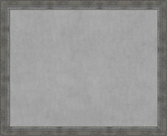 Amanti Art Silver Framed Magnetic Board 36x44 X-Large Vision Board by AmantiArt