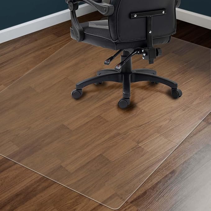 Clear Chair Mat for Hardwood Floors 36"x48" by PHOUZIN