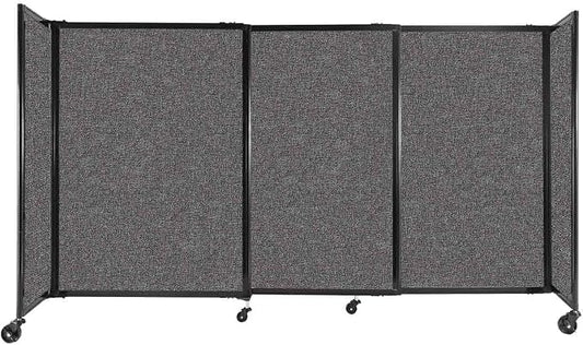 Versare Straightwall Sliding Portable Wall Partition | Freestanding Office by VERSARE