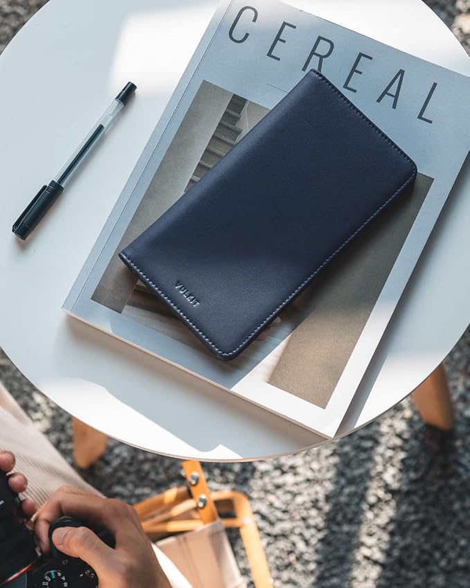 VULKIT Passport Holder Wallet RFID Blocking Travel Wallet - Image 4