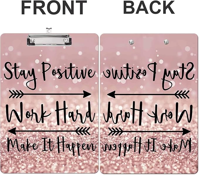 Fashion Clipboard, A4 Letter Size Wooden Decorative Clipboards - Image 3