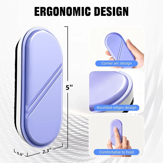 Magnetic Detachable Dry Erase Eraser, Glass Board Erasers, 1 Pack, Glass Board - Image 6
