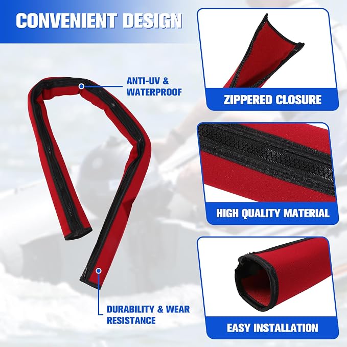 48 inch Zippered Neoprene Cable Sleeve - Image 2