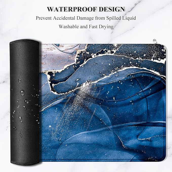 Auhoahsil Large Mouse Pad, XXL Desk Pad, Extened Mousepad 31.5" x 11.8" - Image 6