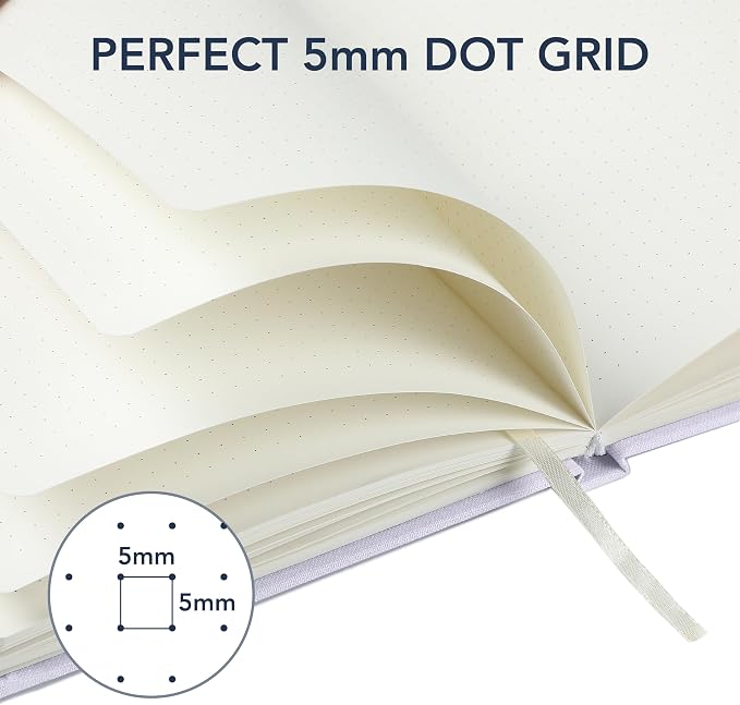 Mr. Pen- Dotted Journal Notebook, A5 Medium Size | 160 Pages, Fabric Hardcover - Image 6