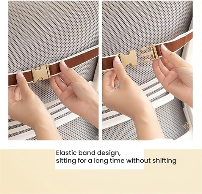 Plush Chair Cushion with Ties - Image 5
