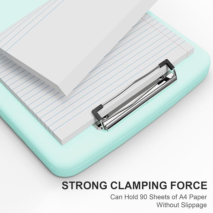 Plastic Clipboard with Storage, 8.5 x 11 Storage Organization Box Side-Opening - Image 4