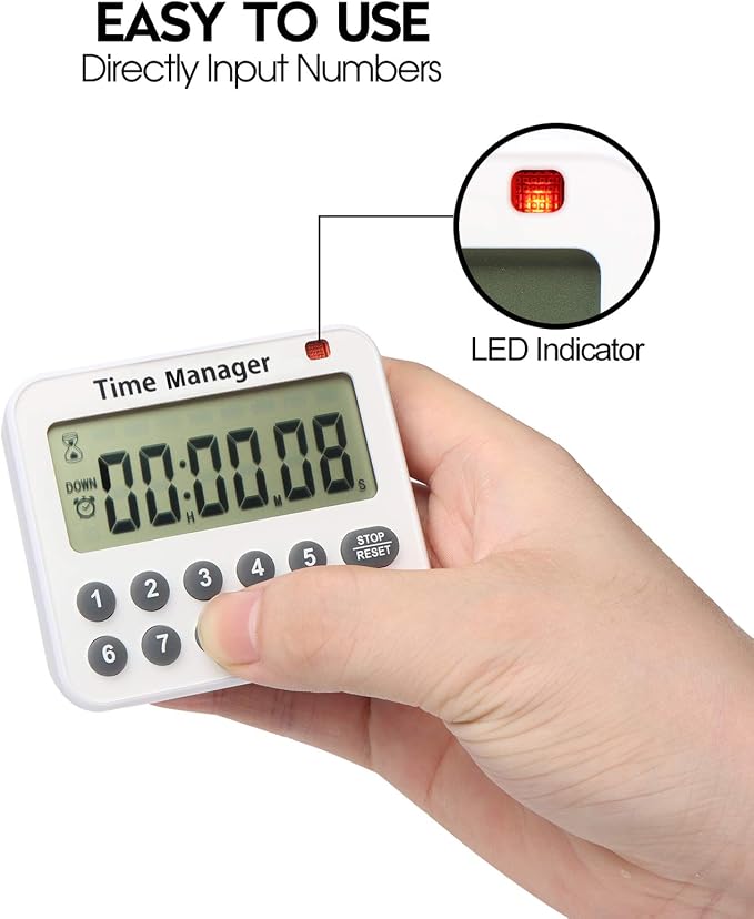 Digital Countdown Kitchen Timer - Image 3