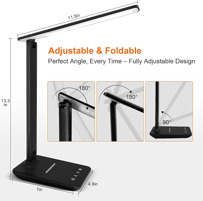 shinelife LED Desk Lamp for Office Home, Bright Desk Light - Image 6