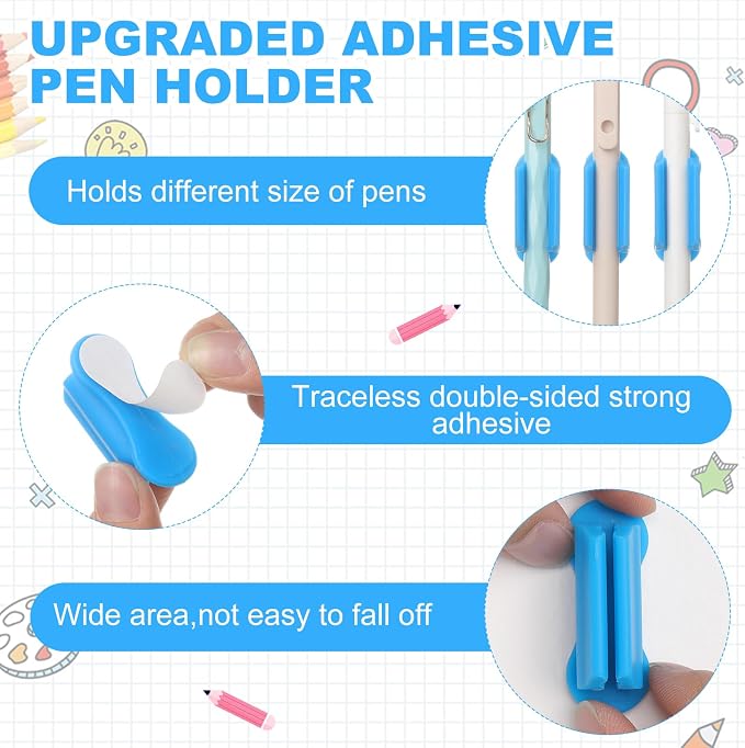 Sherr 48 Pack Adhesive Pencil Holders - Image 4
