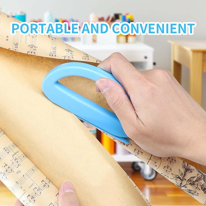 Dual Ended Wrapping Paper Cutter 2-Pack, Sliding Gift Wrap Cutter - Image 7