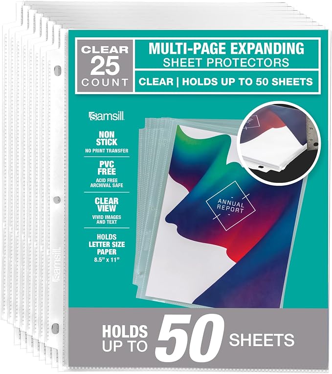 Samsill High Capacity Sheet Protector Family by Samsill