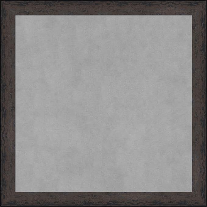 Amanti Art Black Framed Magnetic Board 23x23 Medium Vision Board by AmantiArt