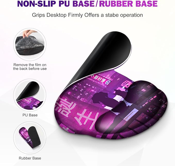 Gaming Mouse Pad, Large Desk Mat, Cute Desk Pad, 4in1 XXL Mousepad + Keyboard - Image 6