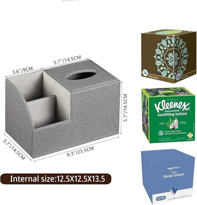 Square Multi-Functional Tissue Box Cover - Image 3