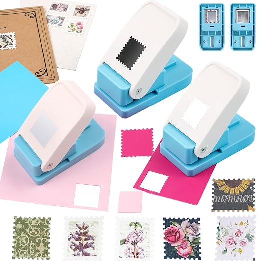 BAOFALI 3Pcs/Set 2 Rectangular Postage Stamp 1X0.8inch by BAOFALI